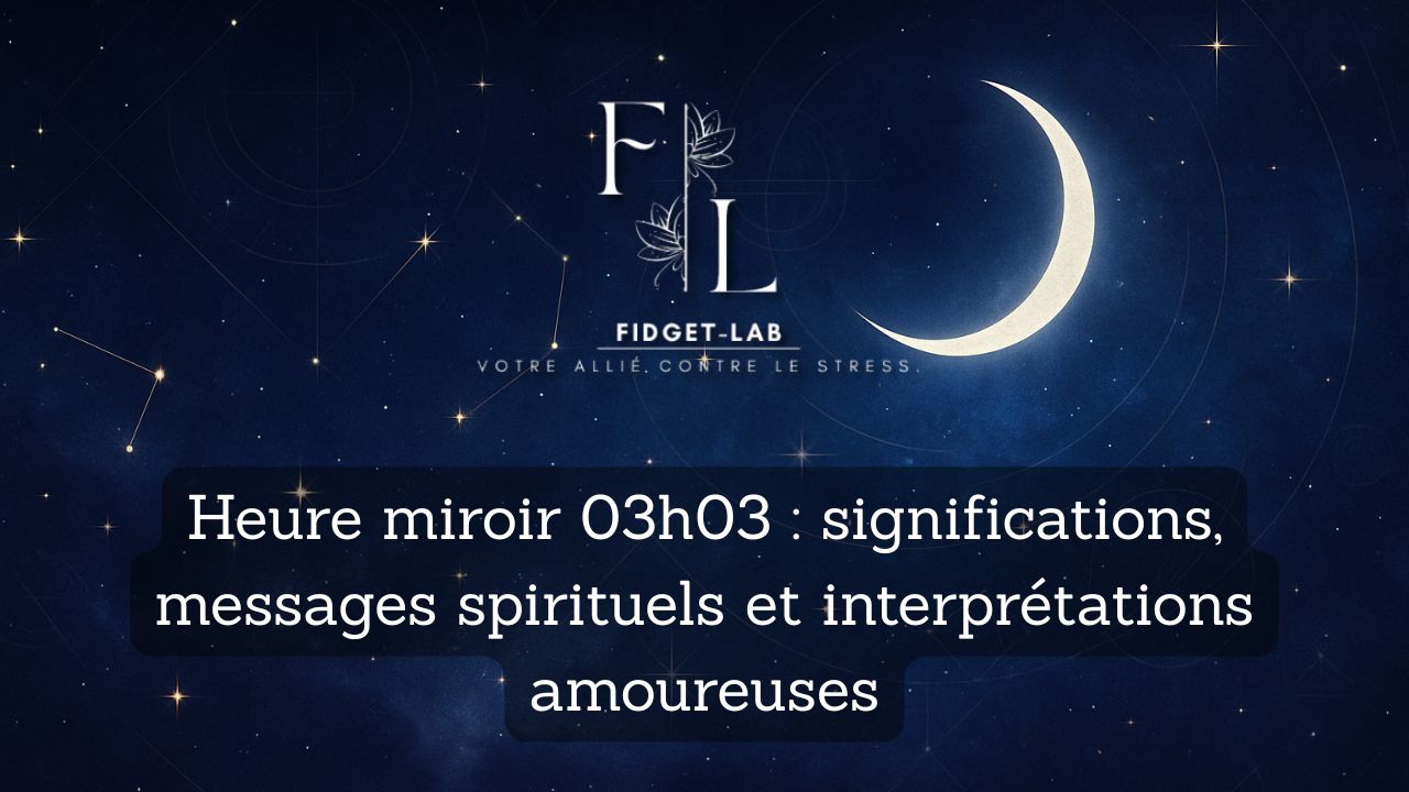 Heure miroir 03h03 : significations, messages spirituels et interprétations amoureuses
