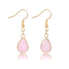 Boucles d'oreilles Quartz Rose