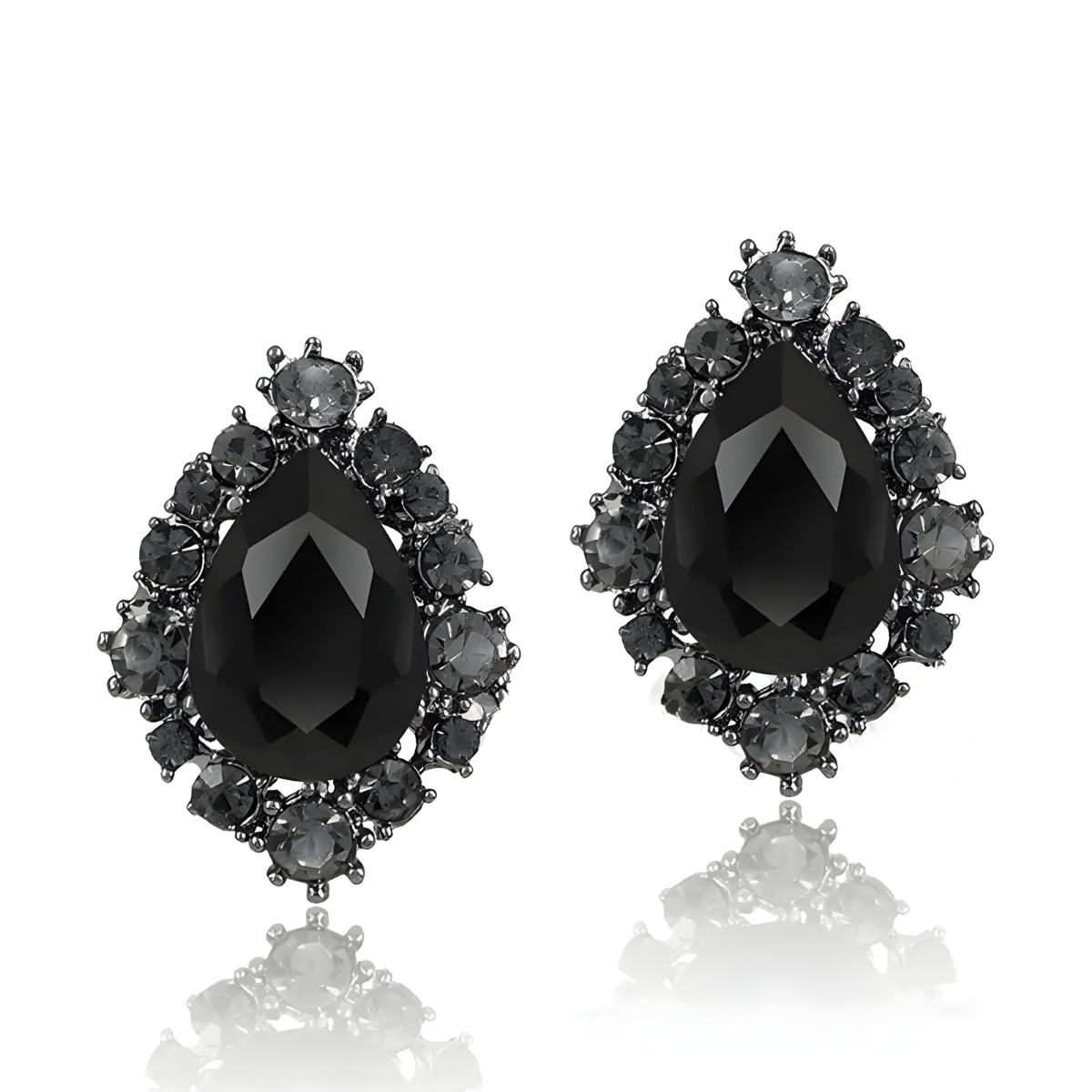 Boucles d'oreilles Obsidienne -Mystère Volcanique