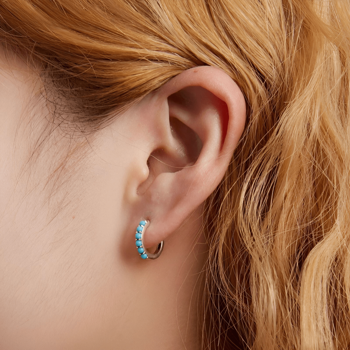 Boucles d'oreilles Turquoise - Oasis Bleue