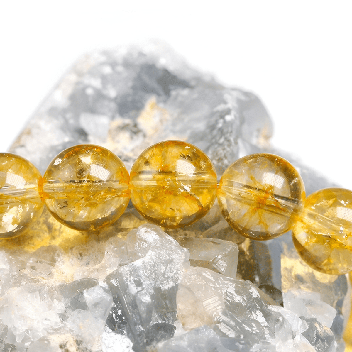 Bracelet Citrine Crystal - Lueur d'Aurore