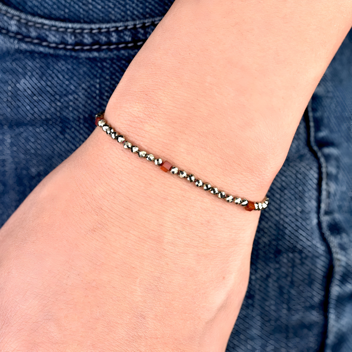 Bracelet Pyrite - Lumière Minérale