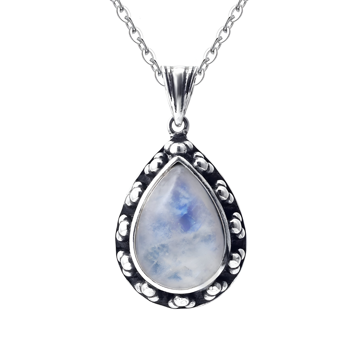 Collier Pierre de Lune Goutte
