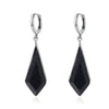 Boucles d'oreilles Obsidienne