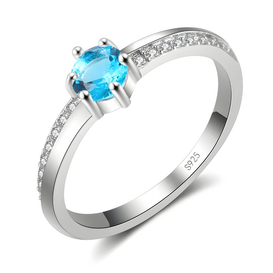 Bague Aigue-Marine - Perle d’Eau