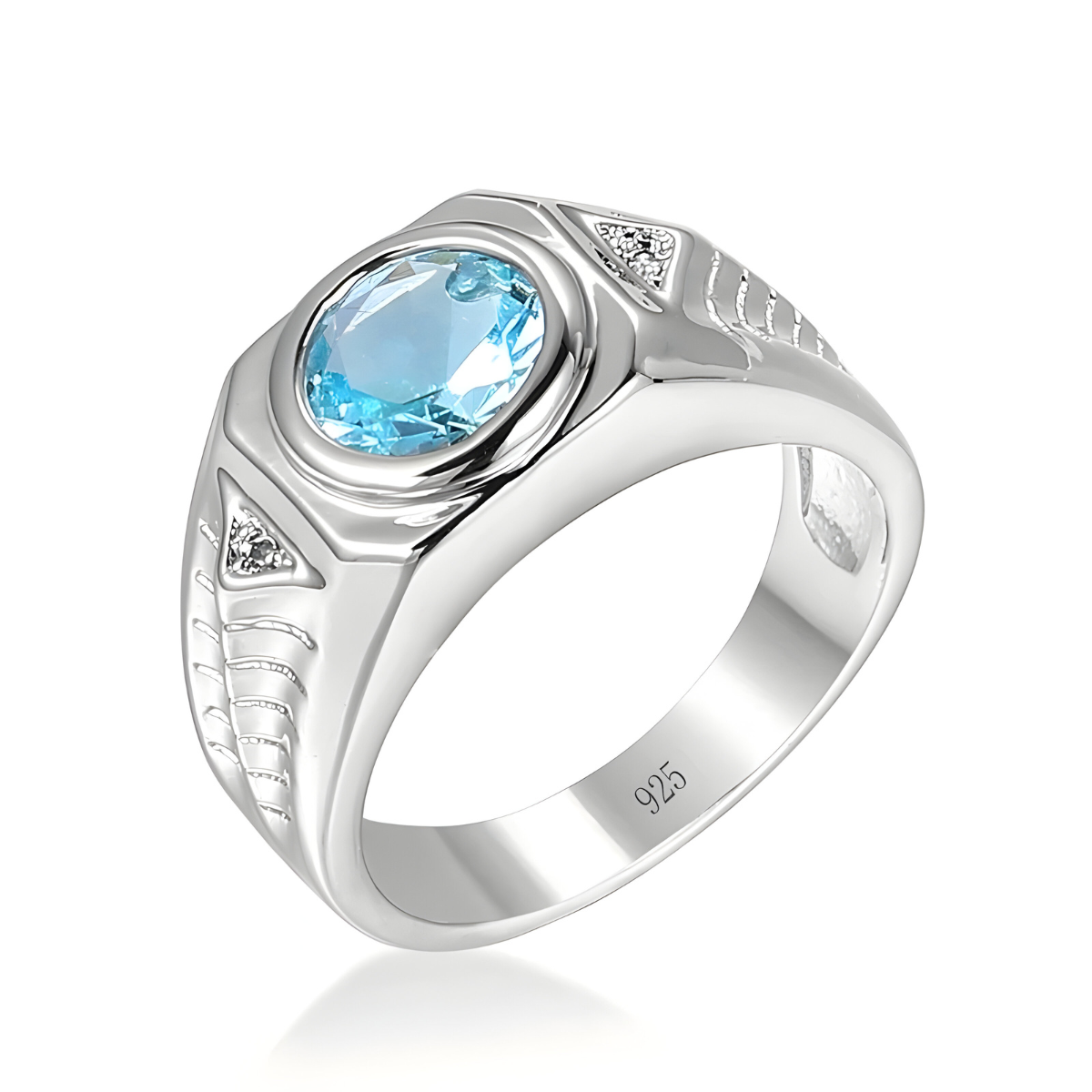 Bague Aigue-Marine Bleu des Mers