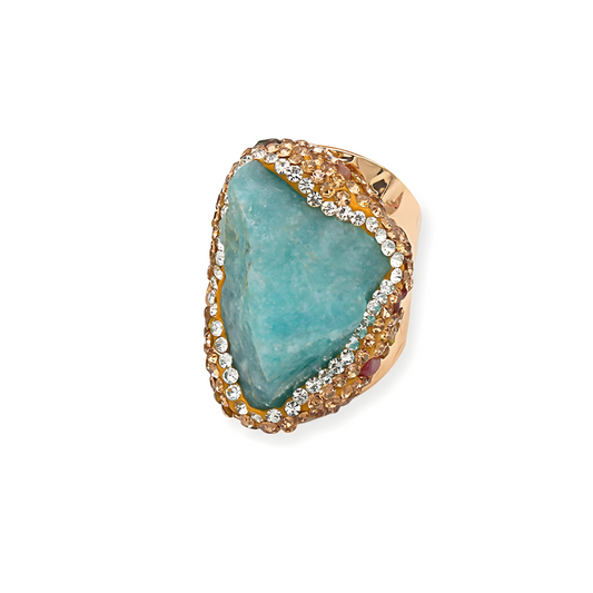 Bague Amazonite - Vert Harmonie