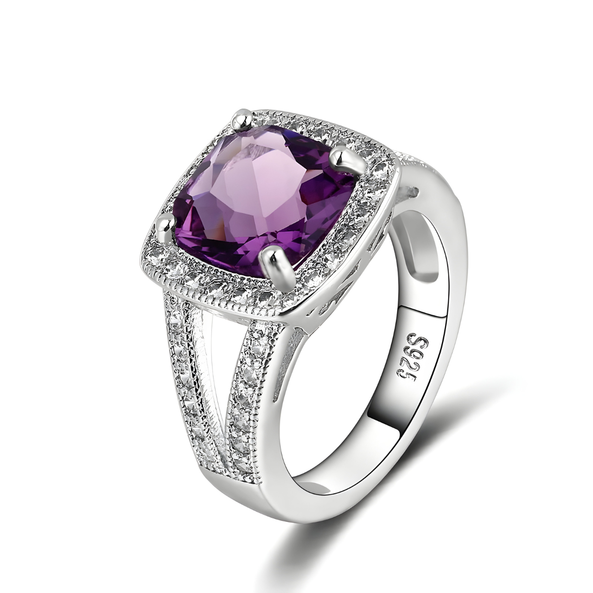 Bague Améthyste - Ciel Violet