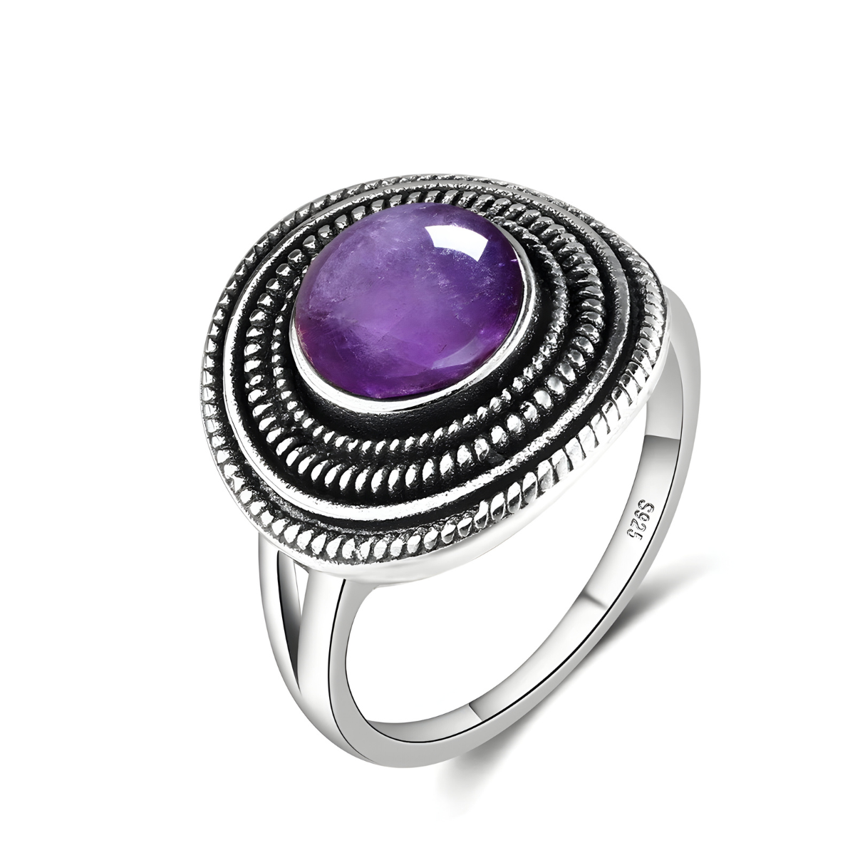 Bague Améthyste - Cristal Violet