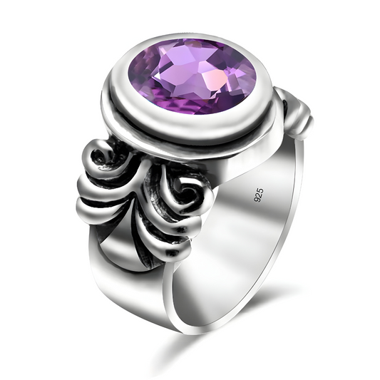 Bague Améthyste - Mauve Divin dos