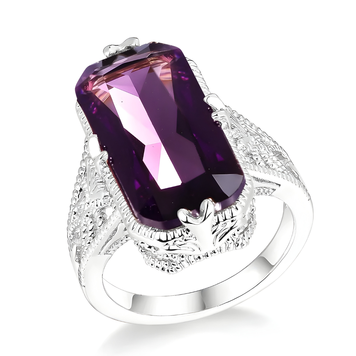 Bague Améthyste - Rayon Mauve