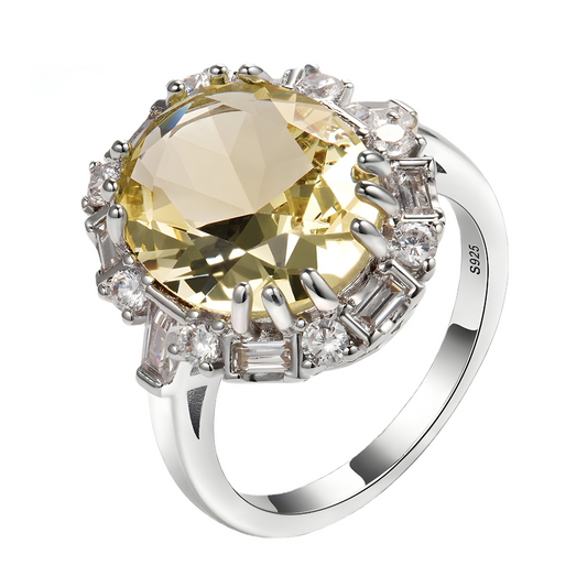 Bague Citrine - Éclat de Soleil