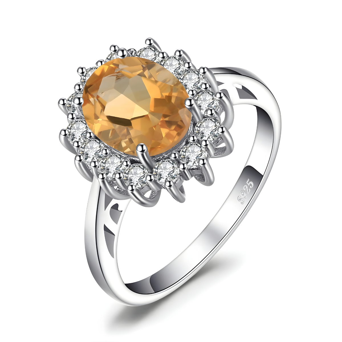 Bague Citrine - Soleil Doux