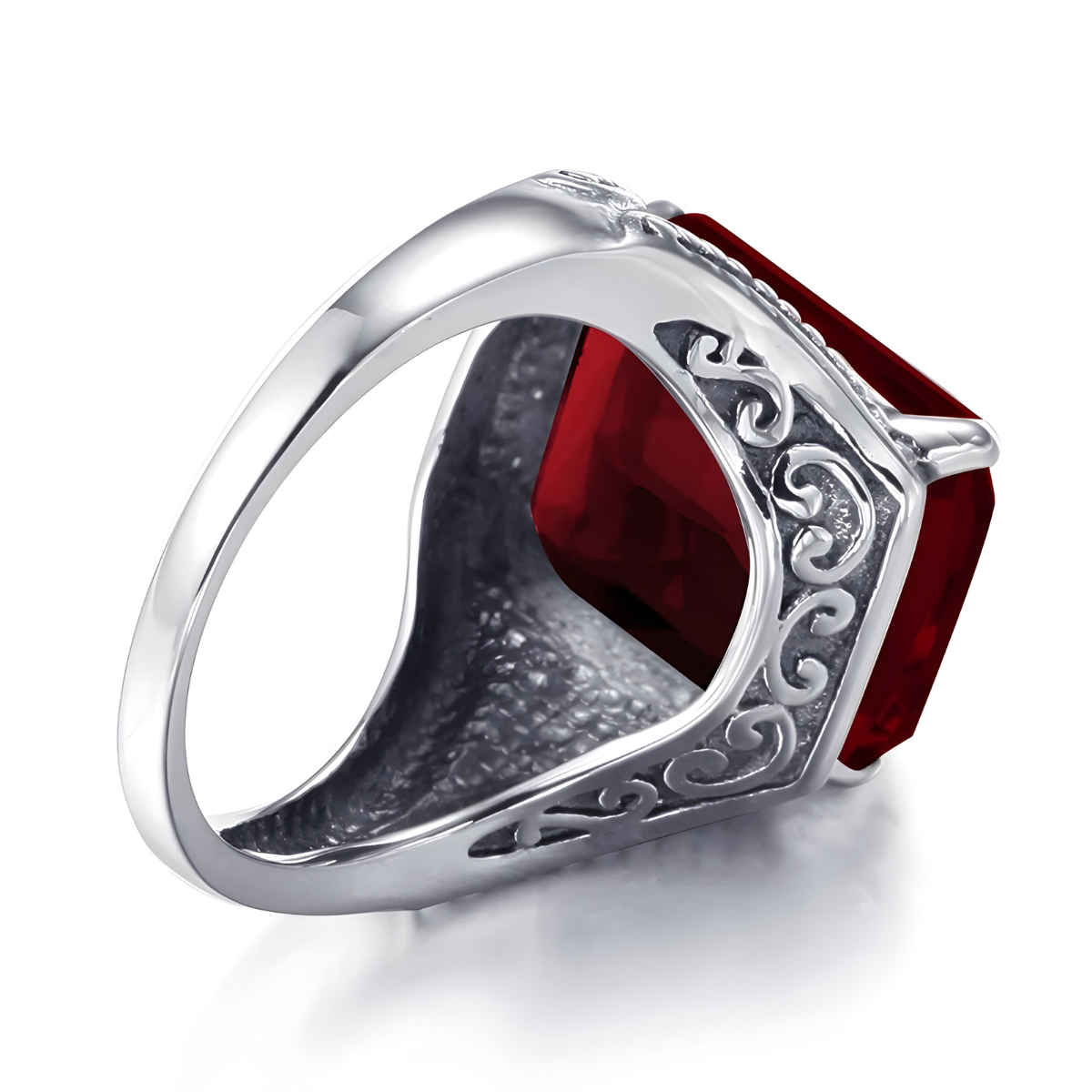 Bague Grenat - Rayon de Rubis dos