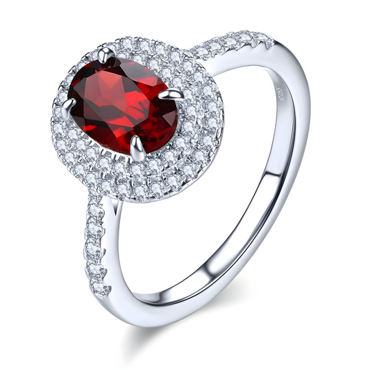 Bague Grenat - Rubis Intemporel