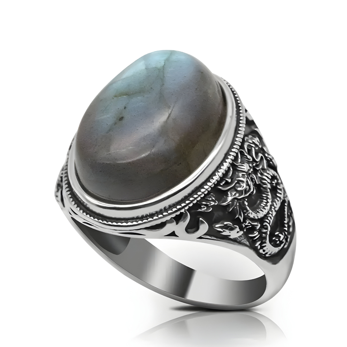 Bague Labradorite - Lumière Sereine