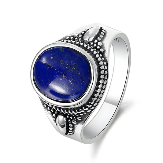 Bague Lapis Lazuli - Mer Étoilée