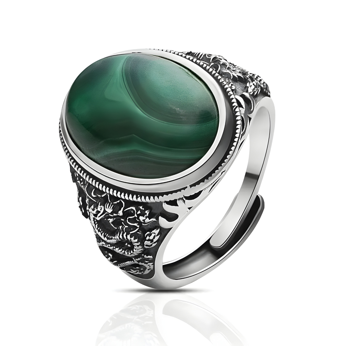 Bague Malachite - Forêt Émeraude