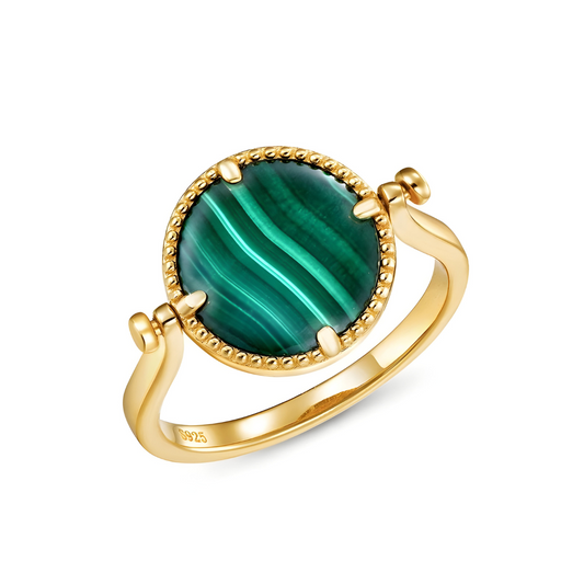 Bague Malachite - Vert Infini