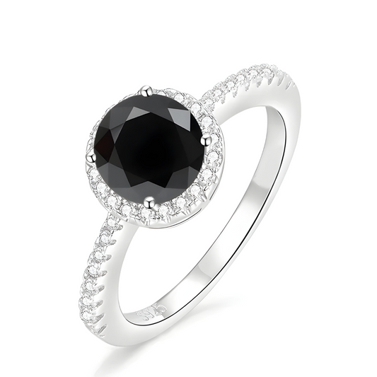 Bague Obsidienne - Pierre Nocturne