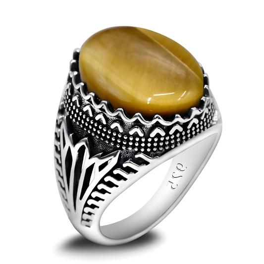 Bague Oeil de Tigre - Prisme Sauvage