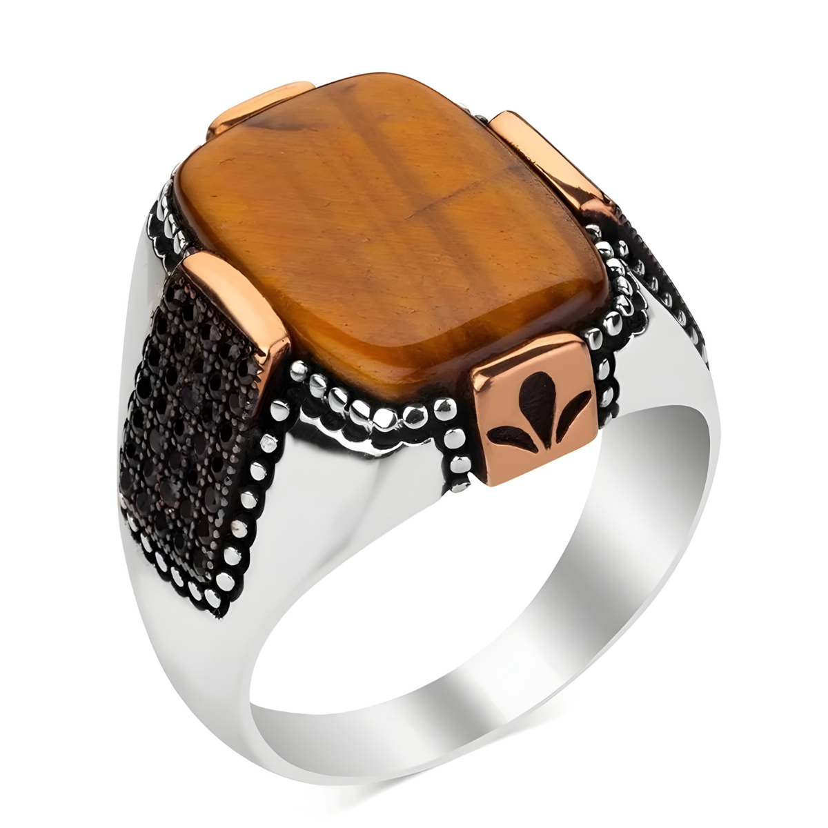 Bague Œil de Tigre - Rayon Protecteur