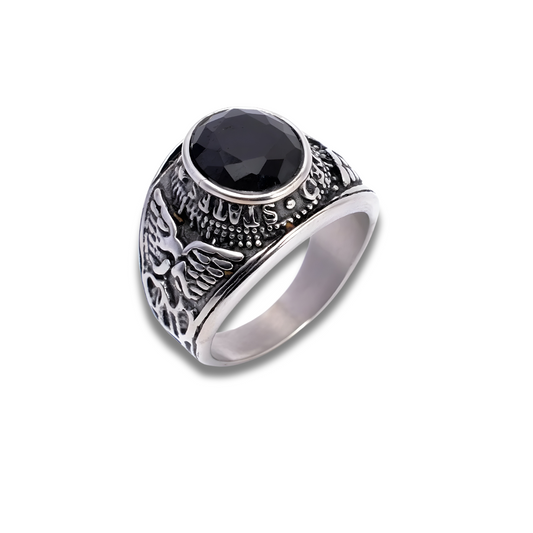 Bague Onyx - Ombre Cristalline