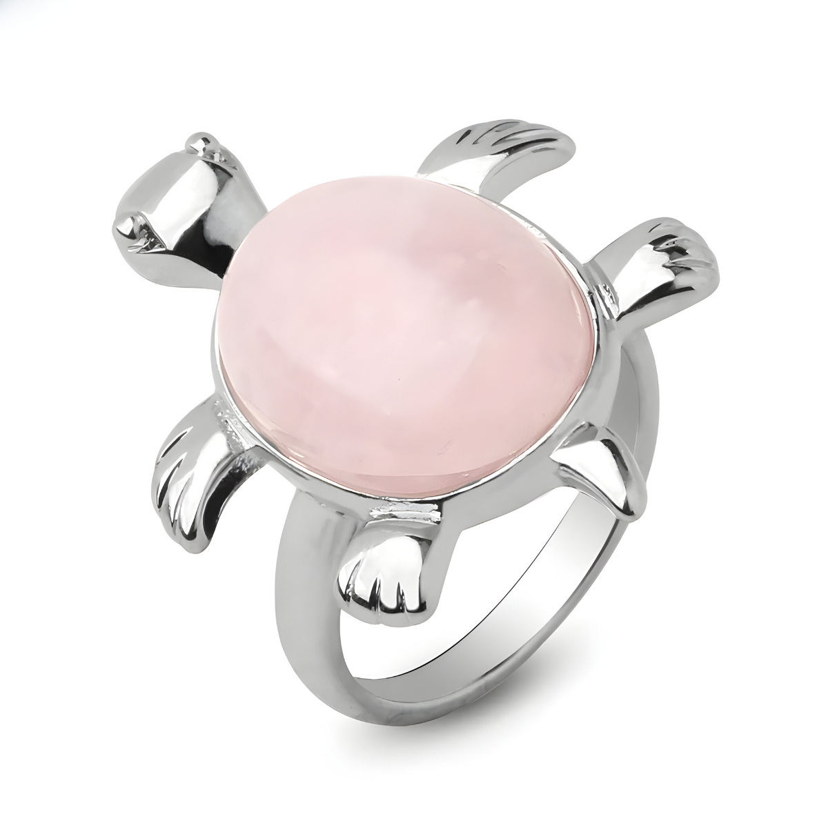 Bague Quartz - Tortue Cristal