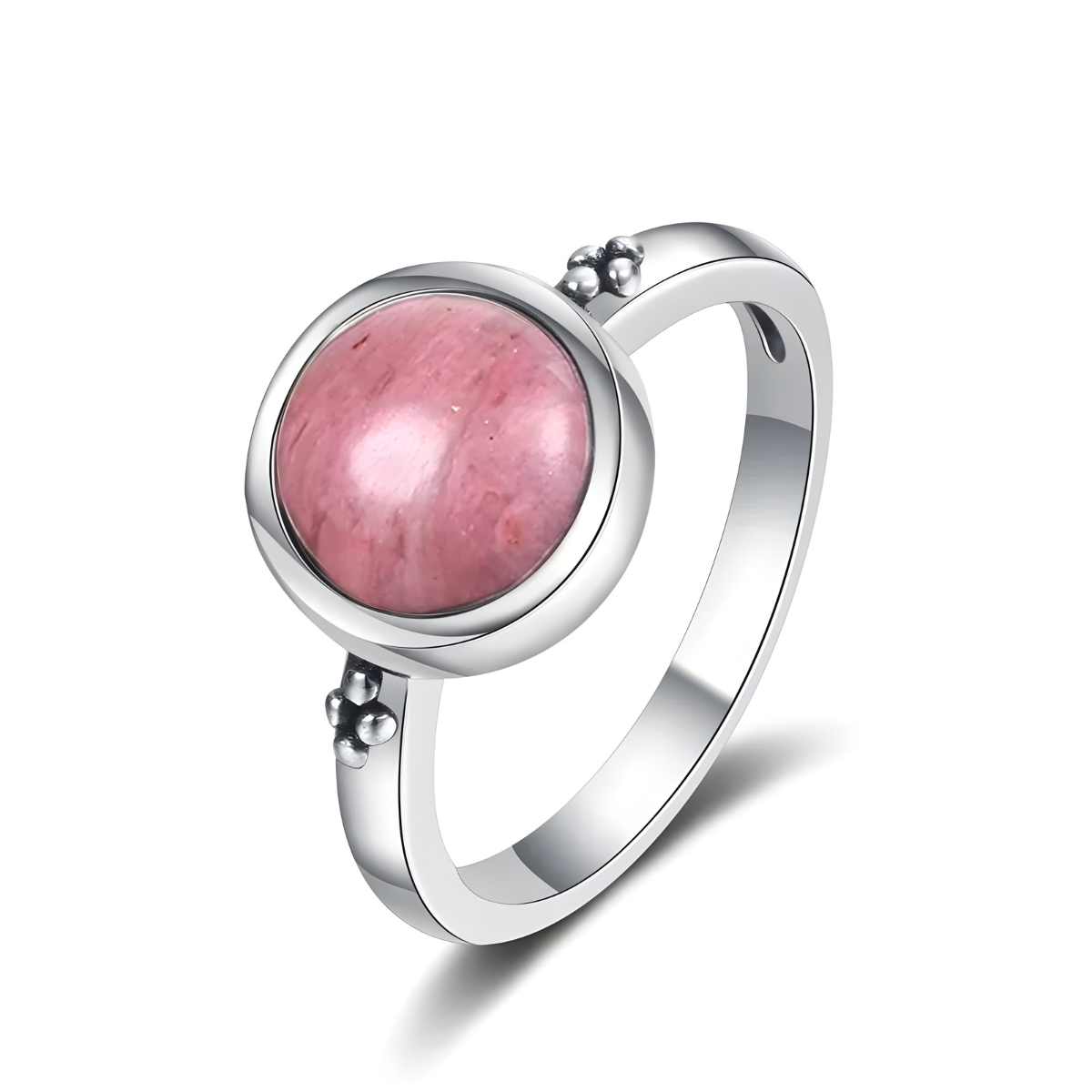 Bague Rhodochrosite - Fleur de Pierre