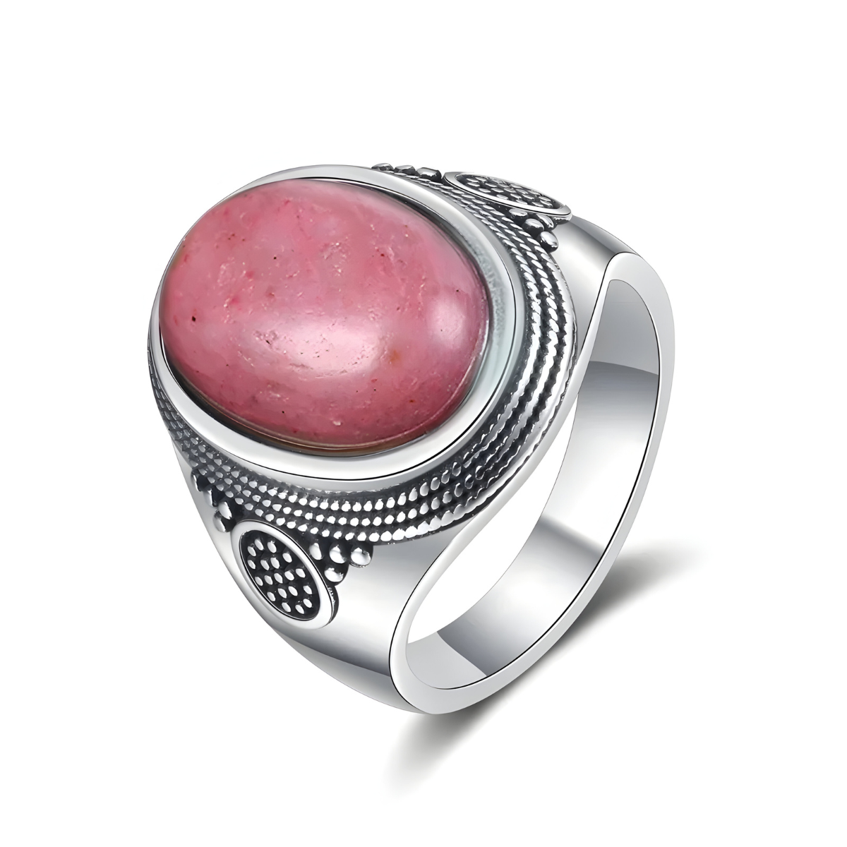 Bague Rhodochrosite - Prisme Rosé