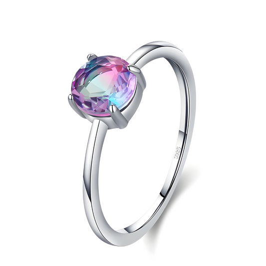 Bague Tourmaline - Prisme Arc-en-Ciel