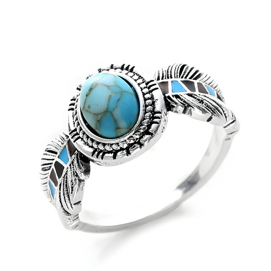 Bague Turquoise - Lumière Tropicale