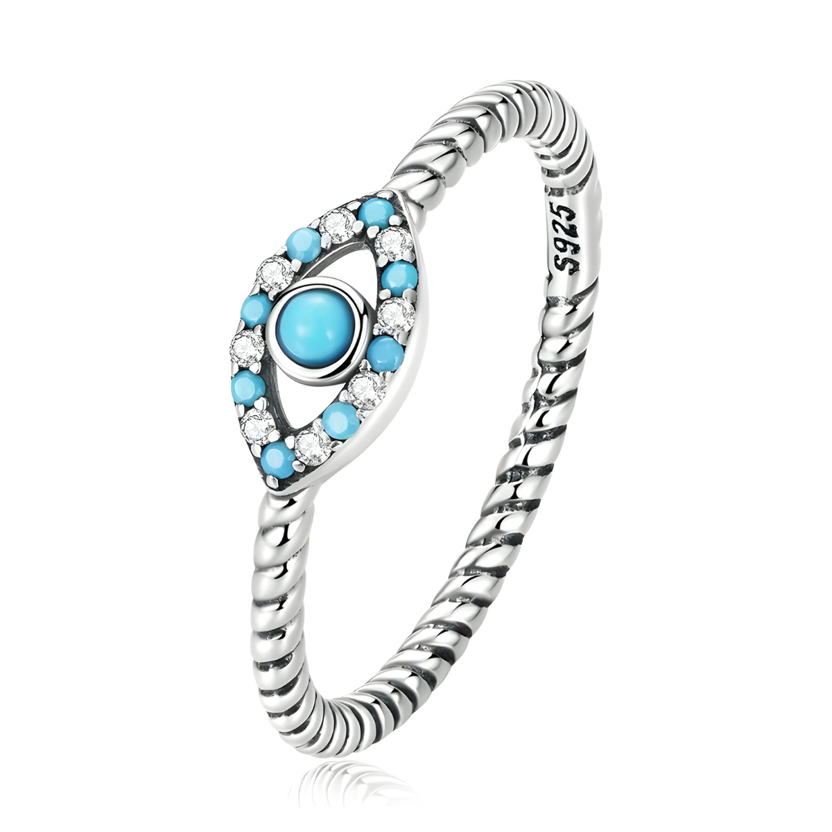 Bague Turquoise - Onde Cristalline