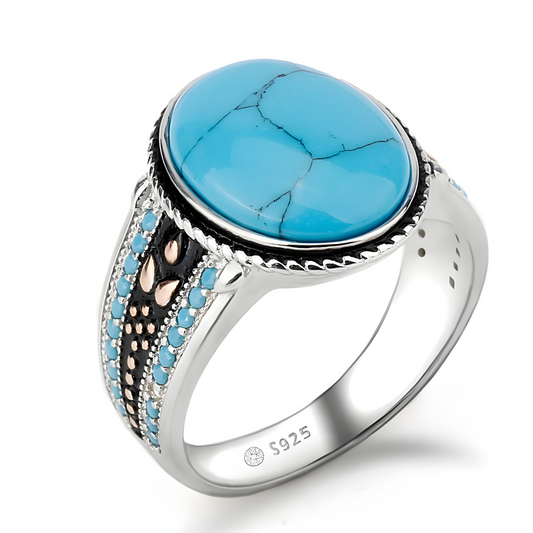 Bague Turquoise - Pierre des Cieux