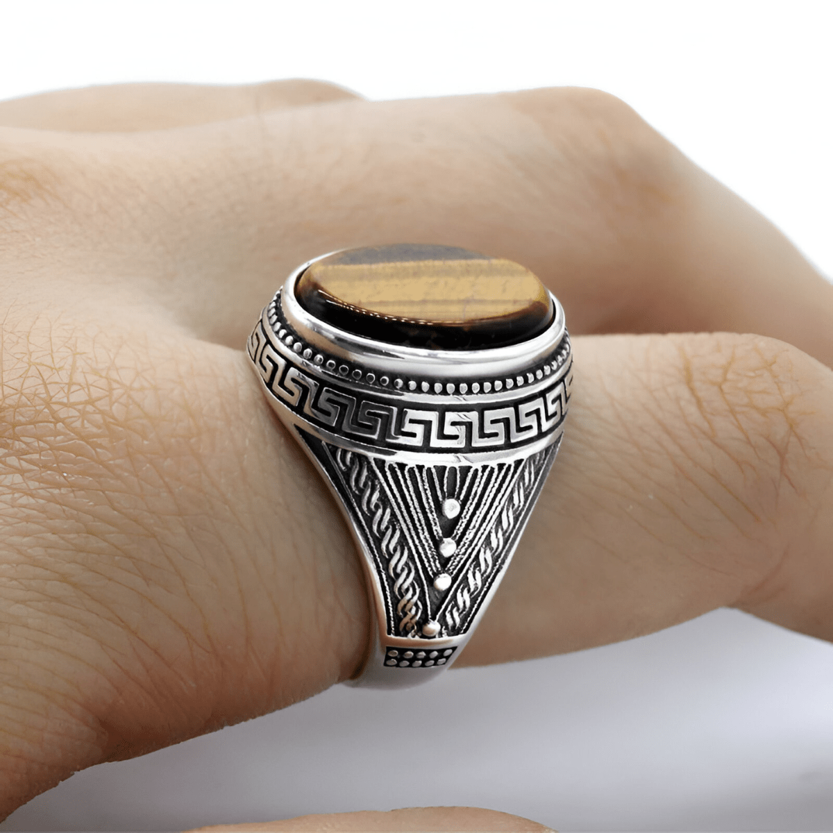 Bague Oeil de Tigre - Mystère Fauve