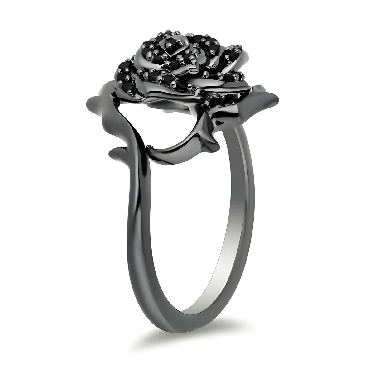 Bague Onyx Noire - Sérénité Sombre