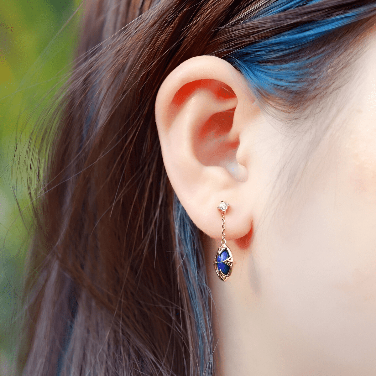 Boucles d'oreilles Lapis Lazuli - Bleu Éternel
