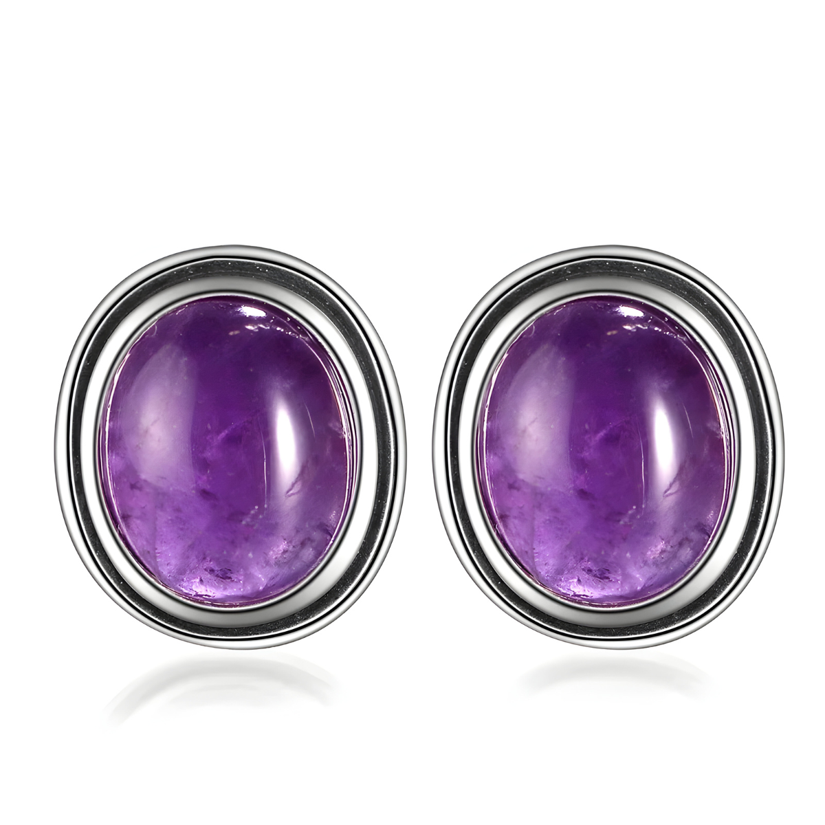 Boucles d'oreilles Améthyste - Éclat Violet