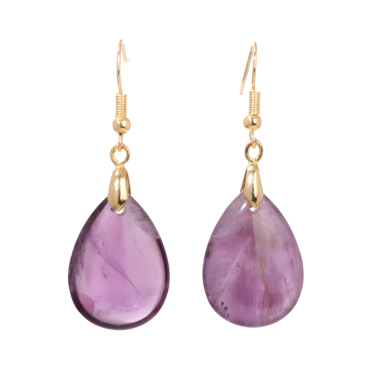 Boucles d’oreilles Améthyste - Sérénité Violette