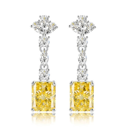 Boucles d'oreilles Citrine - Chant du Soleil