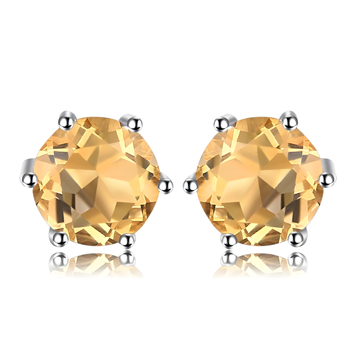 Boucles d'oreilles Citrine - Rayons d’Or