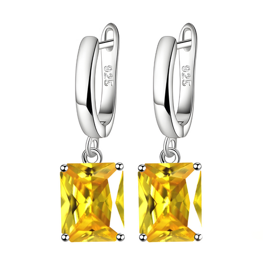 Boucles d'oreilles Citrine - Trésor Miel