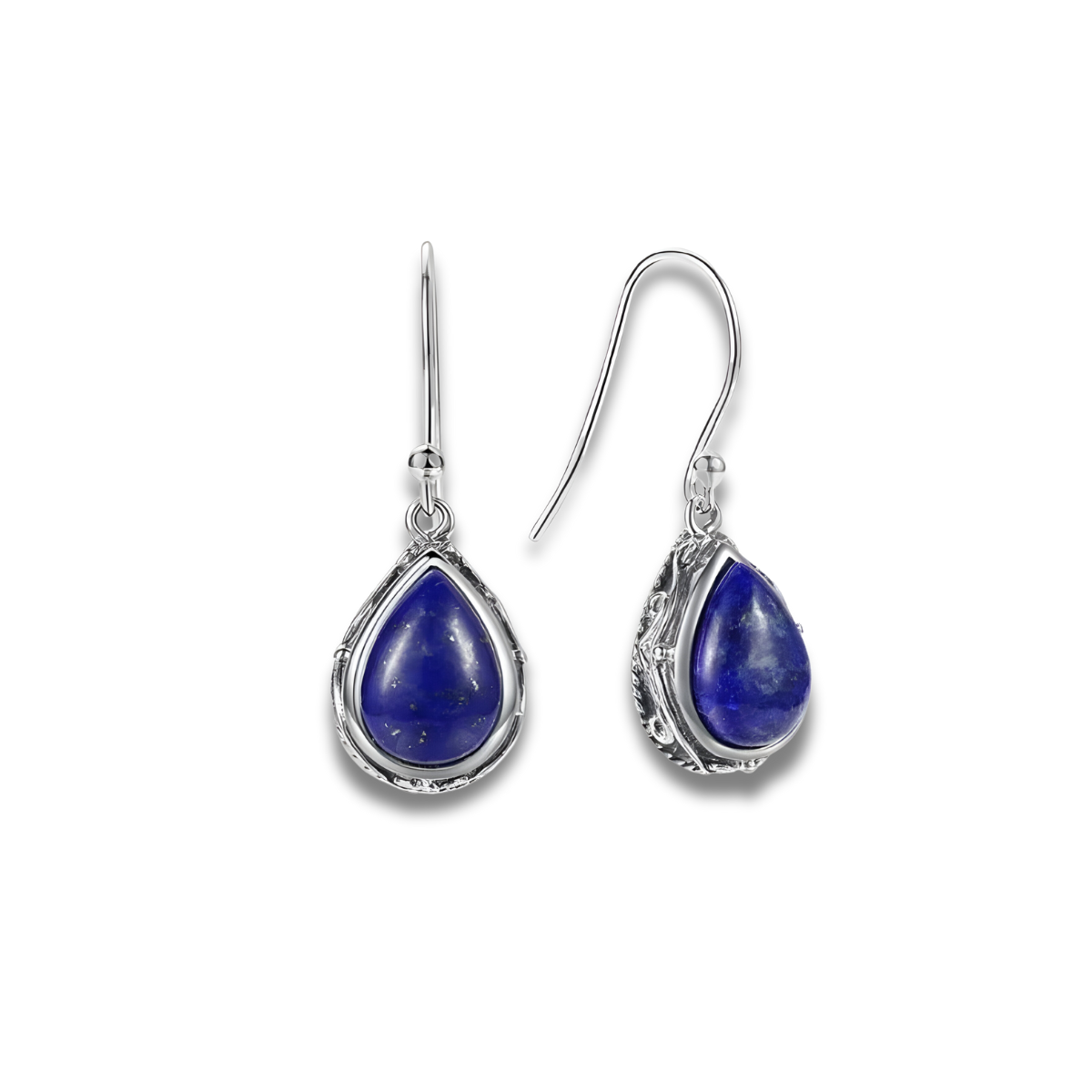 Boucles d'oreilles Lapis Lazuli - Bleu Royal