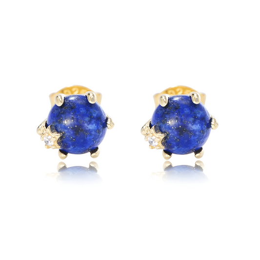 Boucles d'oreilles Lapis Lazuli - Nuit Lazurite