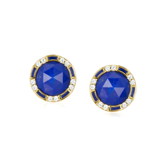 Boucles d'oreilles Lapis Lazuli - Océan Profond