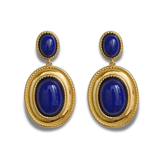 Boucles d'oreilles Lapis Lazuli - Rêve Bleu