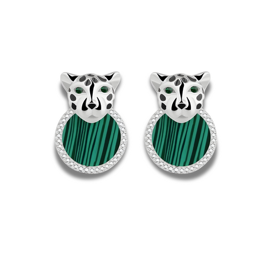 Boucles d'oreilles Malachite - Esprit de Jade