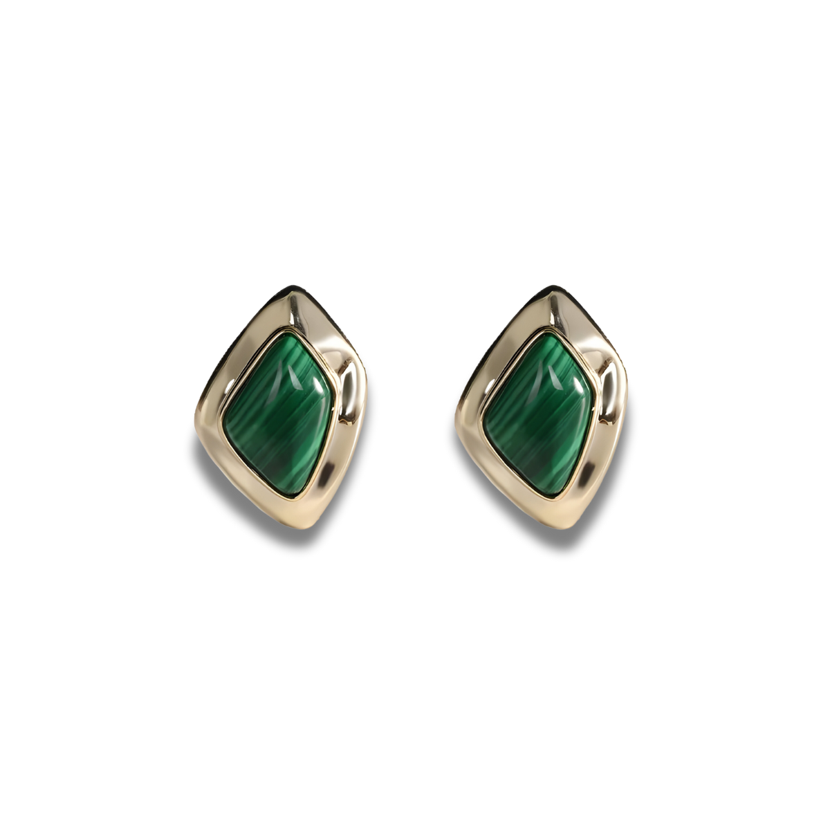 Boucles d'oreilles Malachite - Mystère Malachite