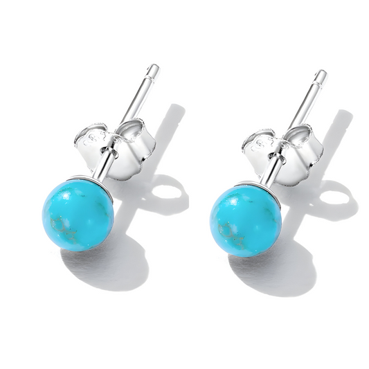 Boucles d'oreilles Turquoise - Pierre des Cieux