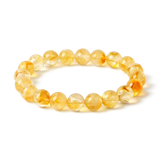 Bracelet Citrine - Prisme Doré